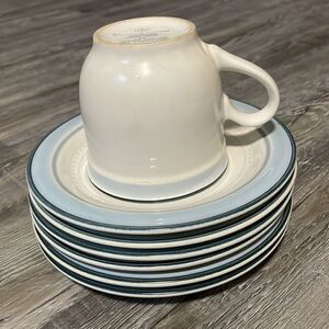 Set of 6 Johann Haviland Crowning Fashion saucers plates plus mug